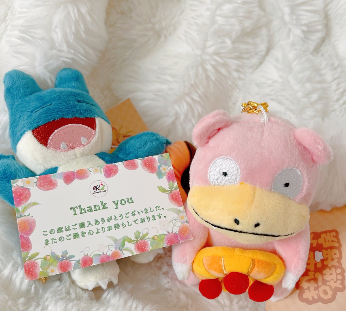 kinoko's shopさんから注文！ とても早い発送でびっくりしました！ 𐋋