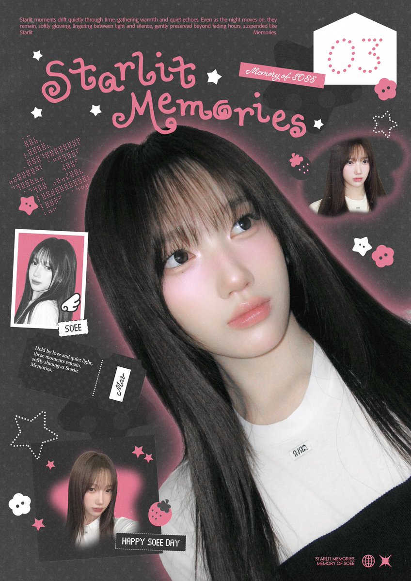 ㅤ
꙳⭒─⊹⁎⭑★ 𝙎𝙩𝙖𝙧𝙡𝙞𝙩 𝙈𝙚𝙢𝙤𝙧𝙞𝙚𝙨 ★⭑⁎⊹─⭒꙳

2026 BIRTHDAY CAFE EVENT

사랑하는 소이의 생일을 맞이하여
생일 카페 이벤트를 진행합니다 ⋆₊ ⊹✩

ᯓ★ 오키도키하우스
ᯓ★ 랑포토

⋆✩ 26.03.07 ~ 08
⋆✩ AM 11:00 - PM 19:00

RT추첨 3분께 
기본 특전 + 랜덤 럭드