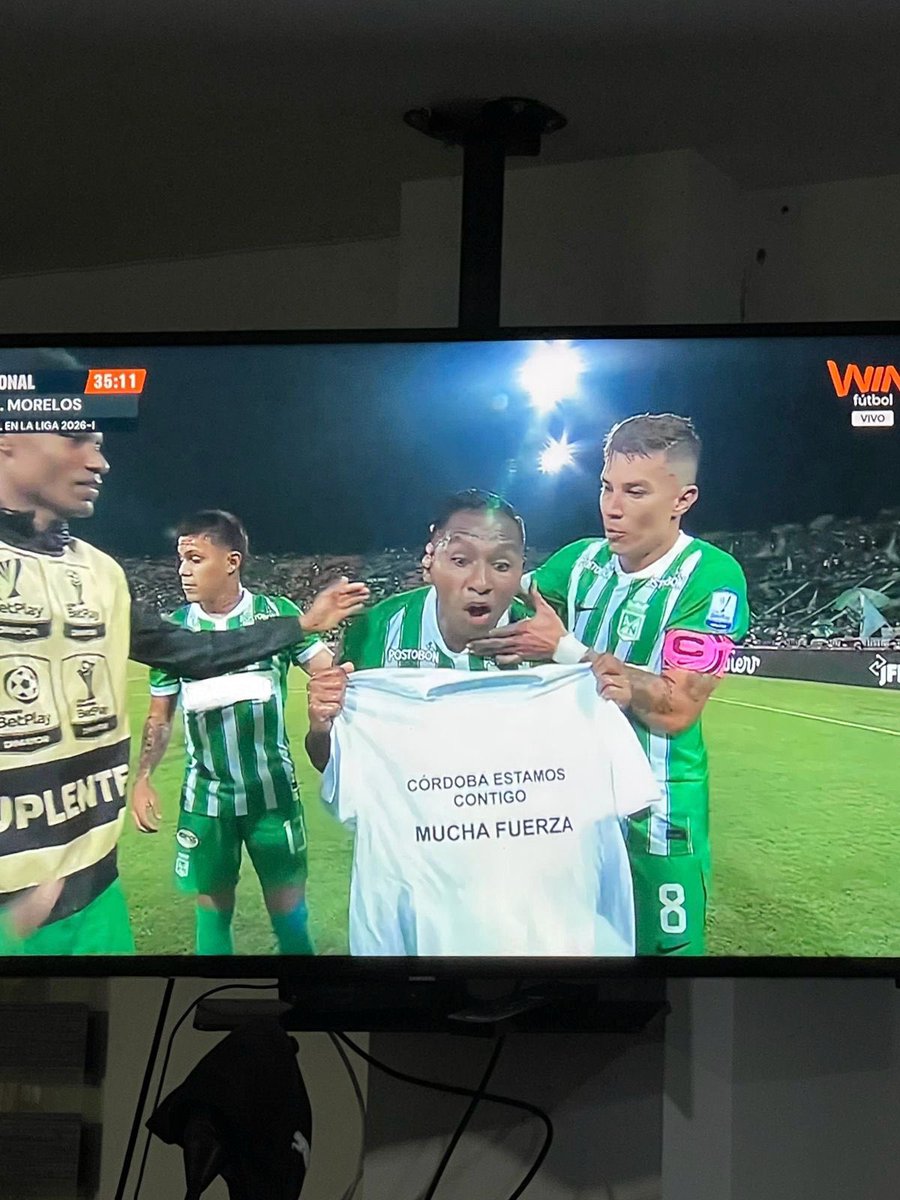 Nos anotó Morelos y a pesar de que nos pone de malas nos sumamos a su mensaje 🇨🇴

34’ #NacionalXForta 1 - 0