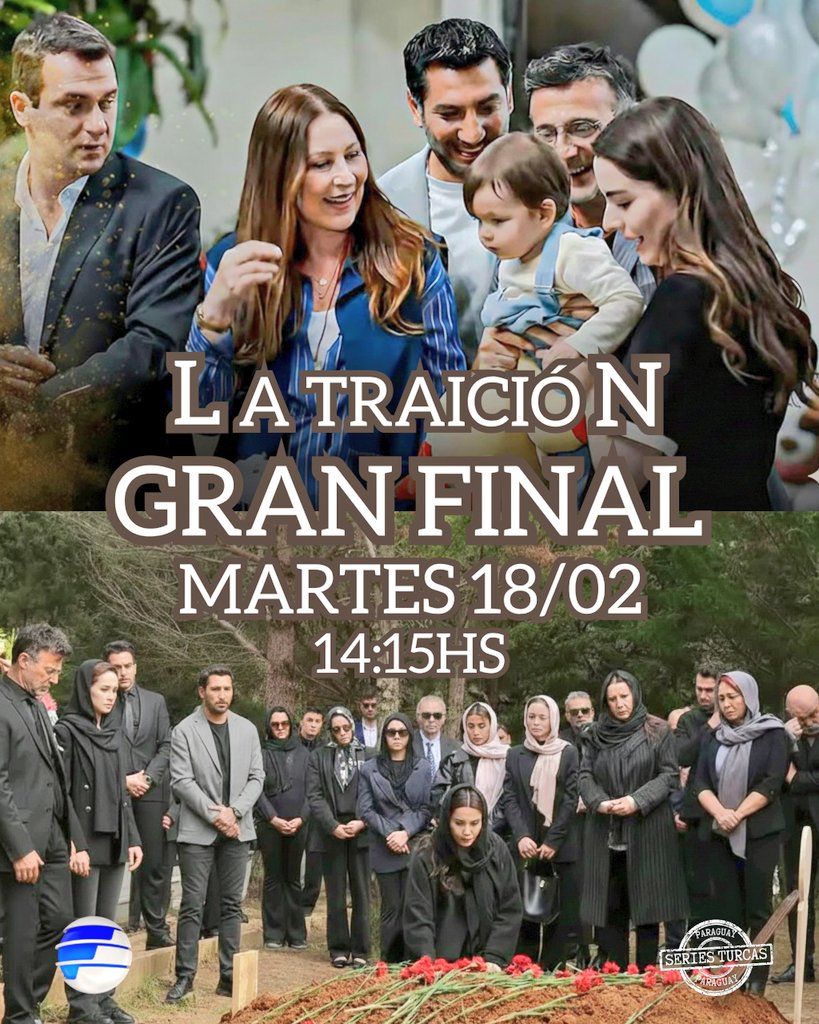 SeriesTurcasPy's tweet image. Esta traición llega a su final! 🥹💥

Las mentiras, verdades y secretos saldrán a la luz PARA SIEMPRE este MARTES *17* de febrero con el gran capítulo final de #LaTraiciónPy ⚖️❤️‍🔥

#SeriesTurcasPy #Aldatmak #VahidePerçin #LaTraición
