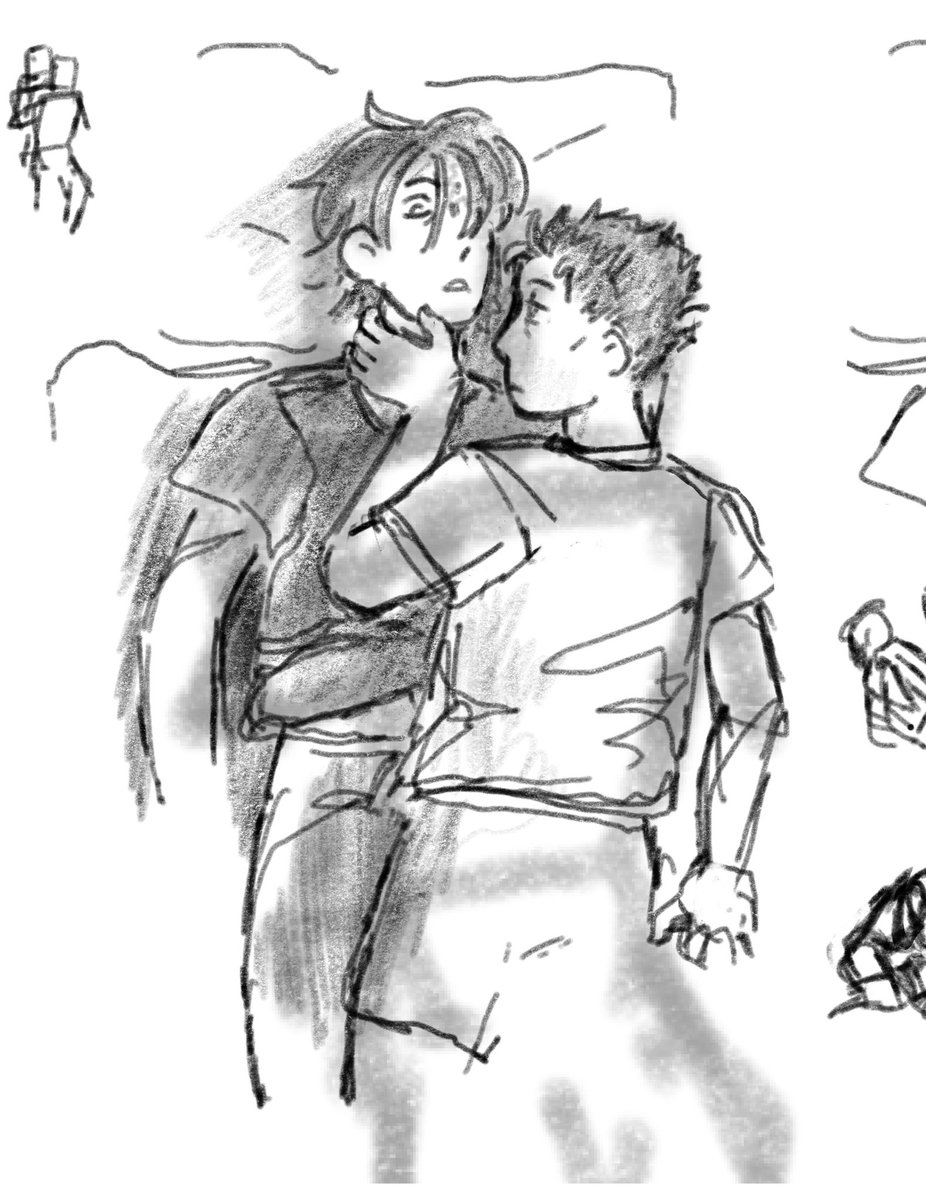 fkeknife's tweet photo. drew some scenes from @strawhatpudding ‘s beautiful #millionsummers fic, as a whetstone loves a blade! i found this fic incredibly moving and so well-characterized, please go give it a read!

cw non-sexual nudity

#legatobluesummers #millionsknives https://t.co/cOBnM6Tvv4