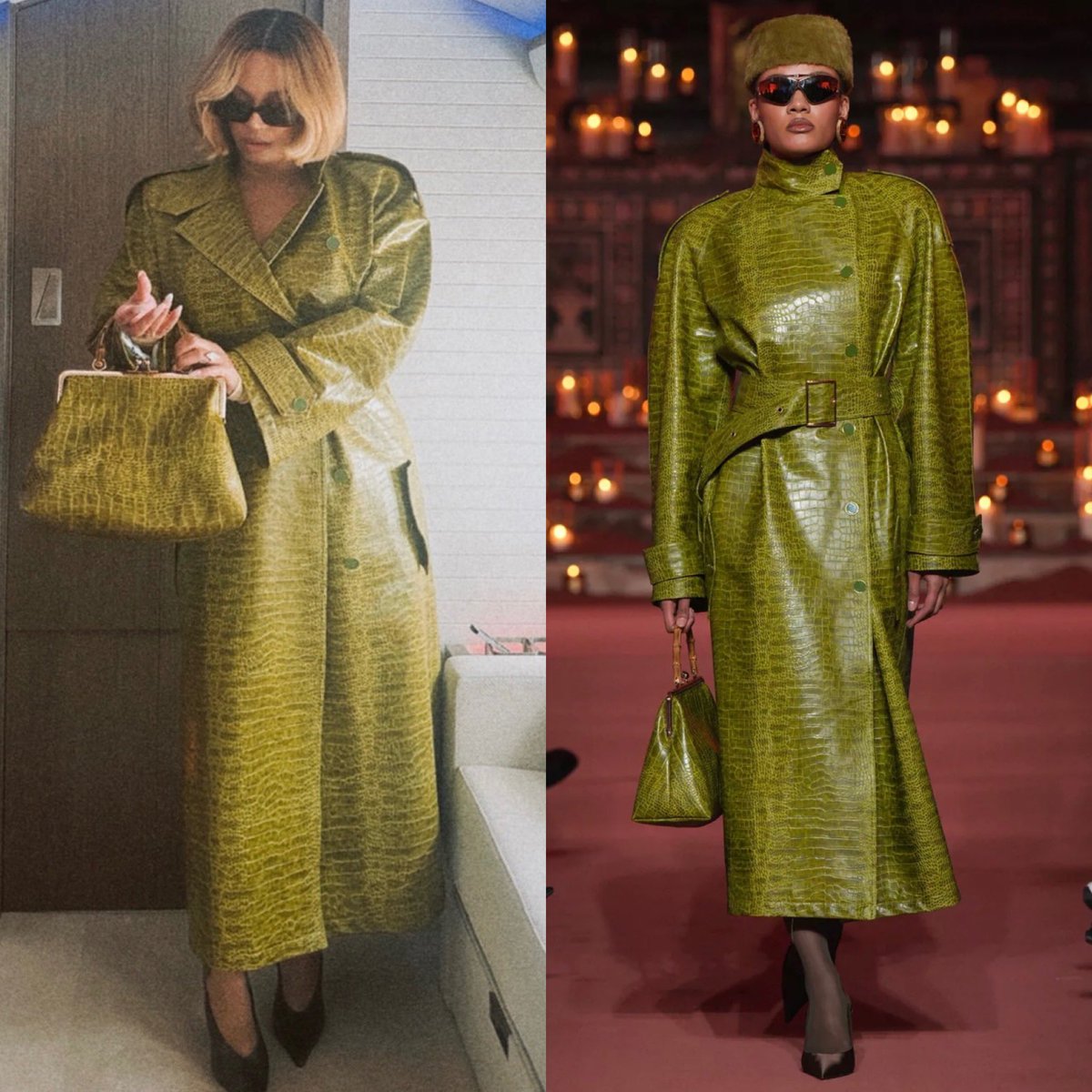 dequemeolook's tweet photo. Beyoncé de Rowen Rose Inverno 2026. #Beyoncé #RowenRose 📸 Reprodução Instagram / Divulgação https://t.co/3pbNzDDp8I