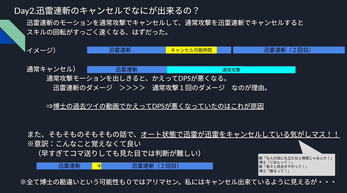 迅雷連斬について詳しくなれるかもしれない読み物デス
※今回はガチで諸説アリマス

結果的に過去一役に立たない情報になってしまいマシた
#スタレゾ