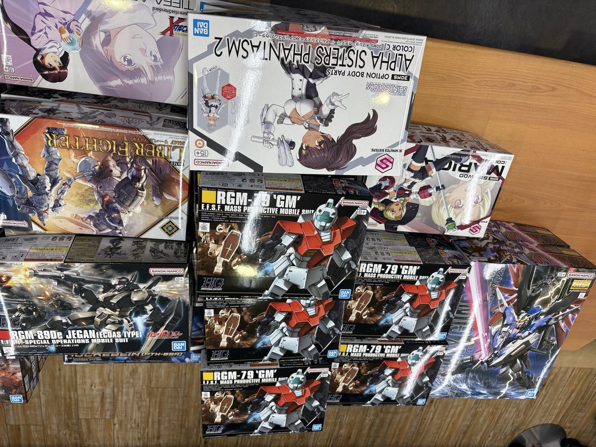 本日のプラモデルです。 ご来店お待ちしております！ ～お願い～ 商品