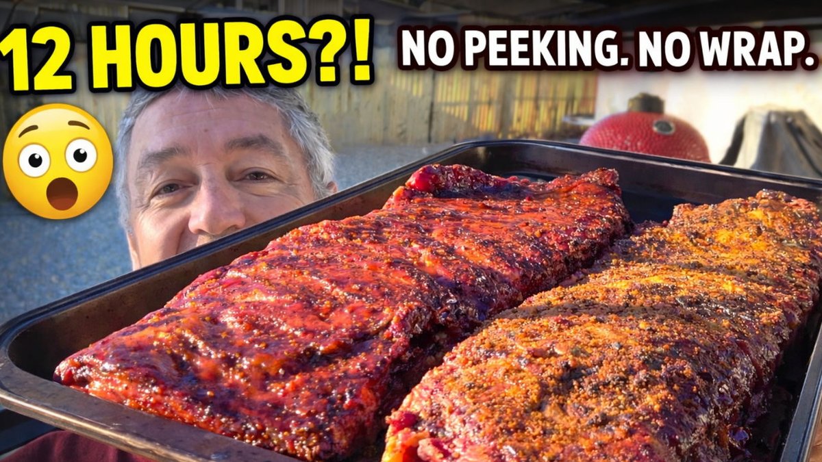 ManKitchenToo's tweet photo. I Broke Every Smoked Rib Rule and Got Butter-Tender Results! https://t.co/bJRHxKsyW9 via @YouTube #stlouis #ribs #mankitchenrecipes #bbq #experiment #smokedribs #backyardbbq #lowandslow https://t.co/Vcbou7yFiU