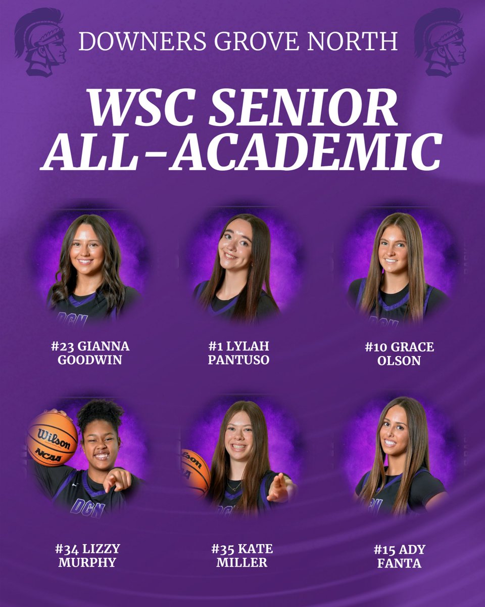 Congratulations to ALL SIX of our INCREDIBLE SENIORS on their WSC All-Academic Team recognition!!