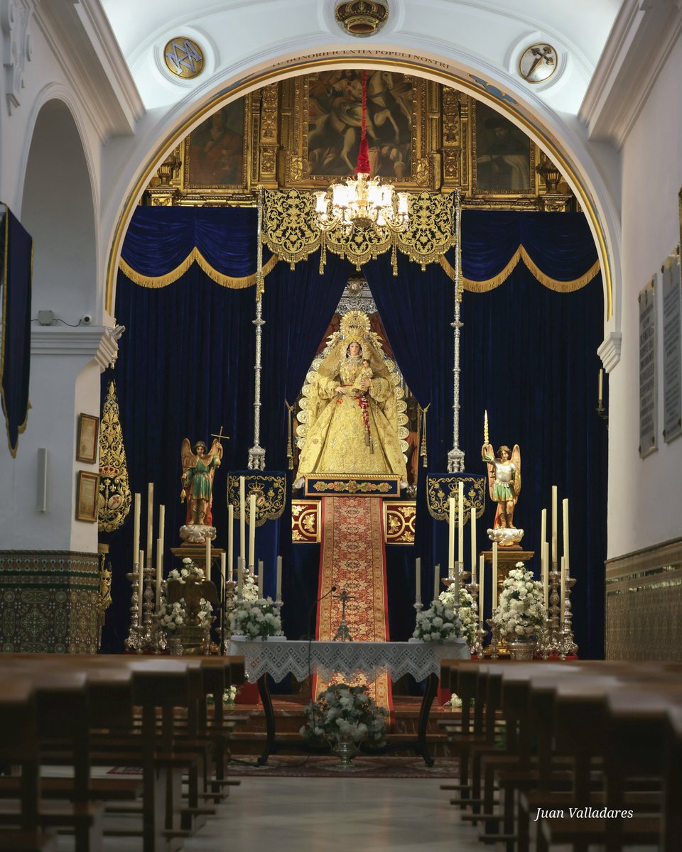 Hdaddebelen's tweet photo. La Santísima Virgen de Belén Coronada ya aguarda en el camarín vestida para su Besamamos, que D.M. comenzará con el rezo de la Sabatina, Santa Misa y descenso de su camarín mañana sábado 14 de febrero a las 18.30h.

"Aquí estamos a tus plantas, Virgen Santa de Belén" https://t.co/n8nqSVwwTX