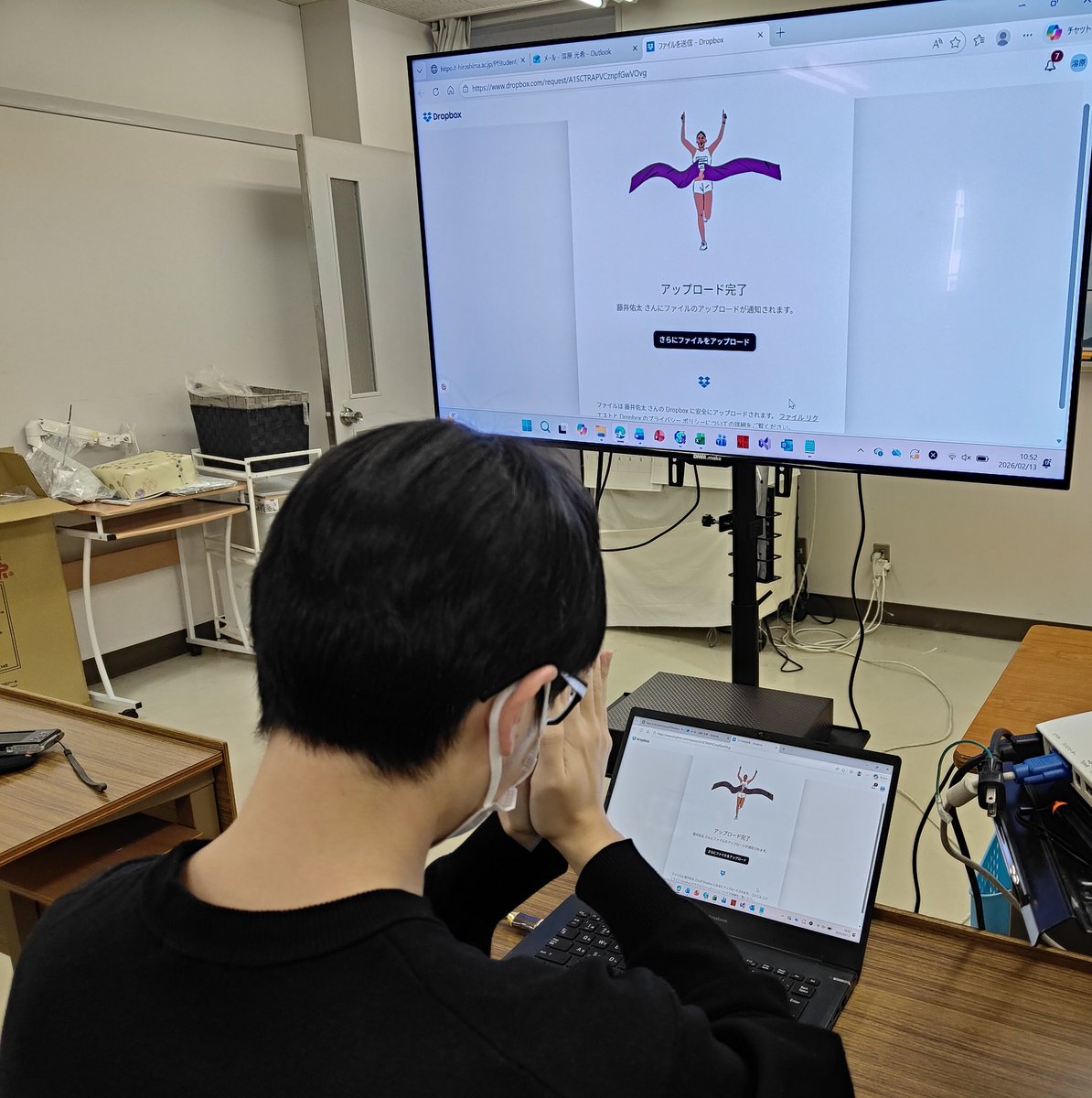 hit_sky_project's tweet photo. 先程、鳥人間コンテスト2026の三面図等の理系書類を提出しました!

よろしくお願いします!👊😤
#鳥人間
#鳥人間コンテスト
#人力飛行機
#広島工業大学 https://t.co/7BBjA3dmLd
