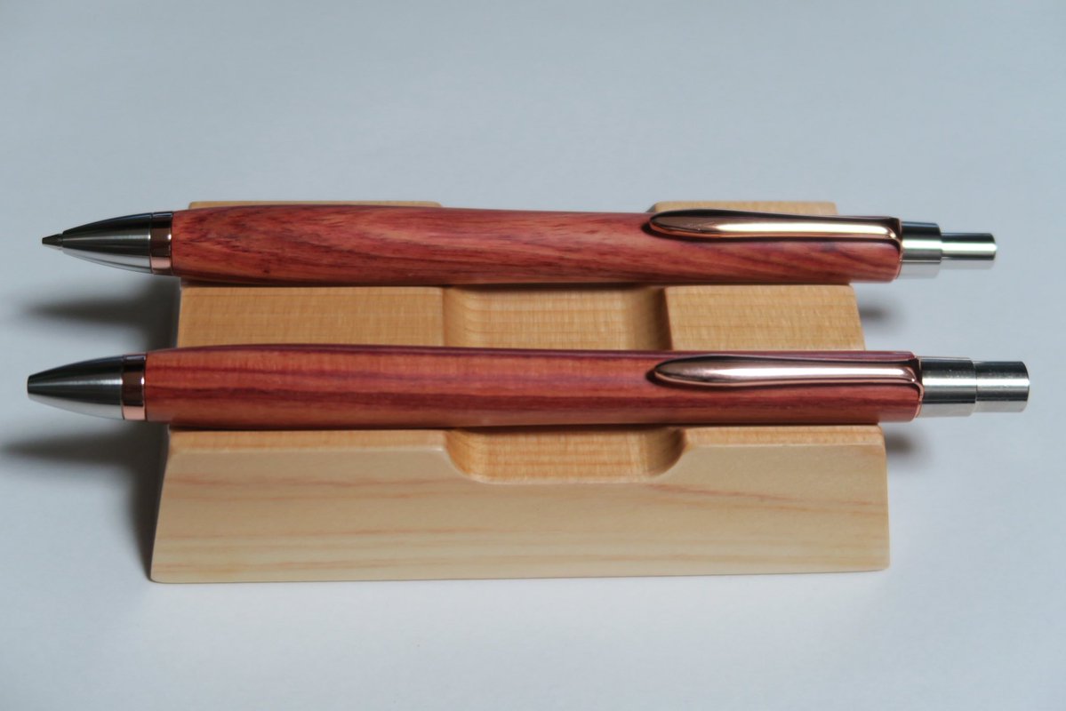 朱椿粋過去投稿回想録。今回は、チューリップウッドの木軸ボールペン球