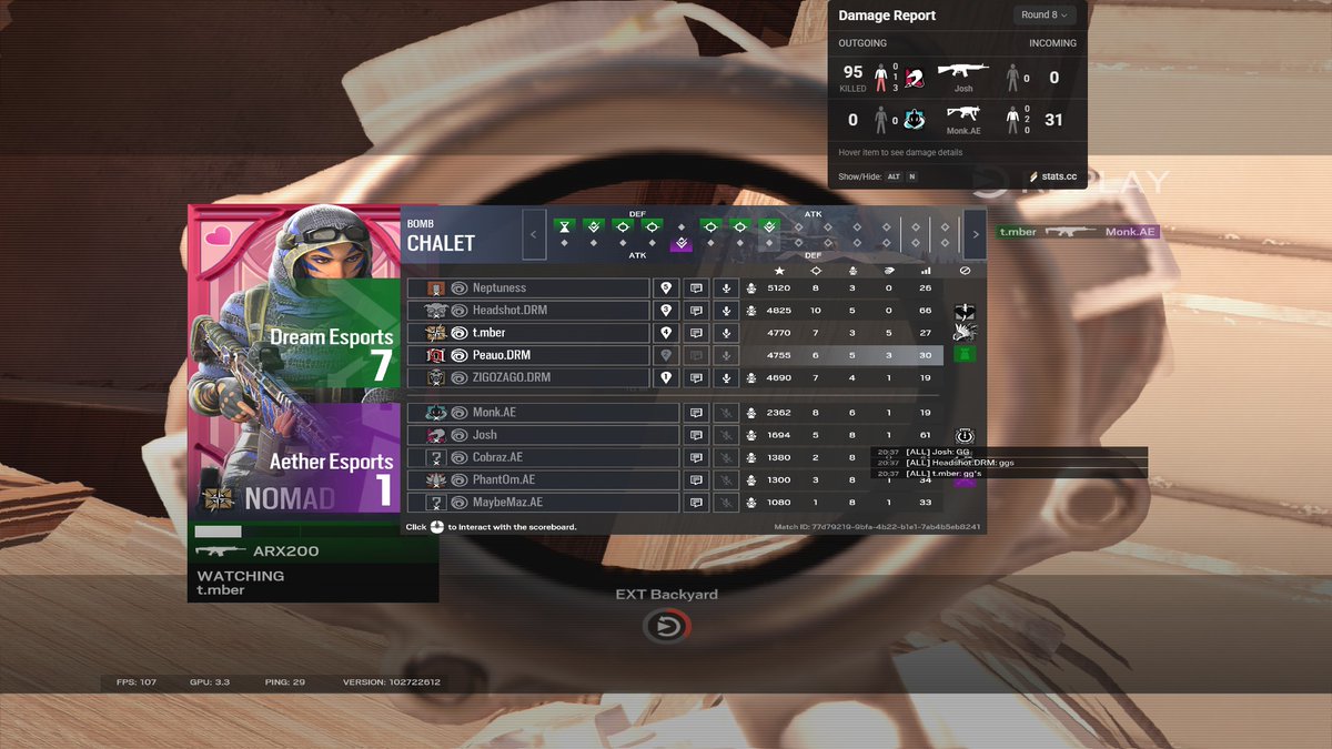 we won out first game of <a href="/IchorSiege/">ICHOR Siege</a> ggs to Aether esports