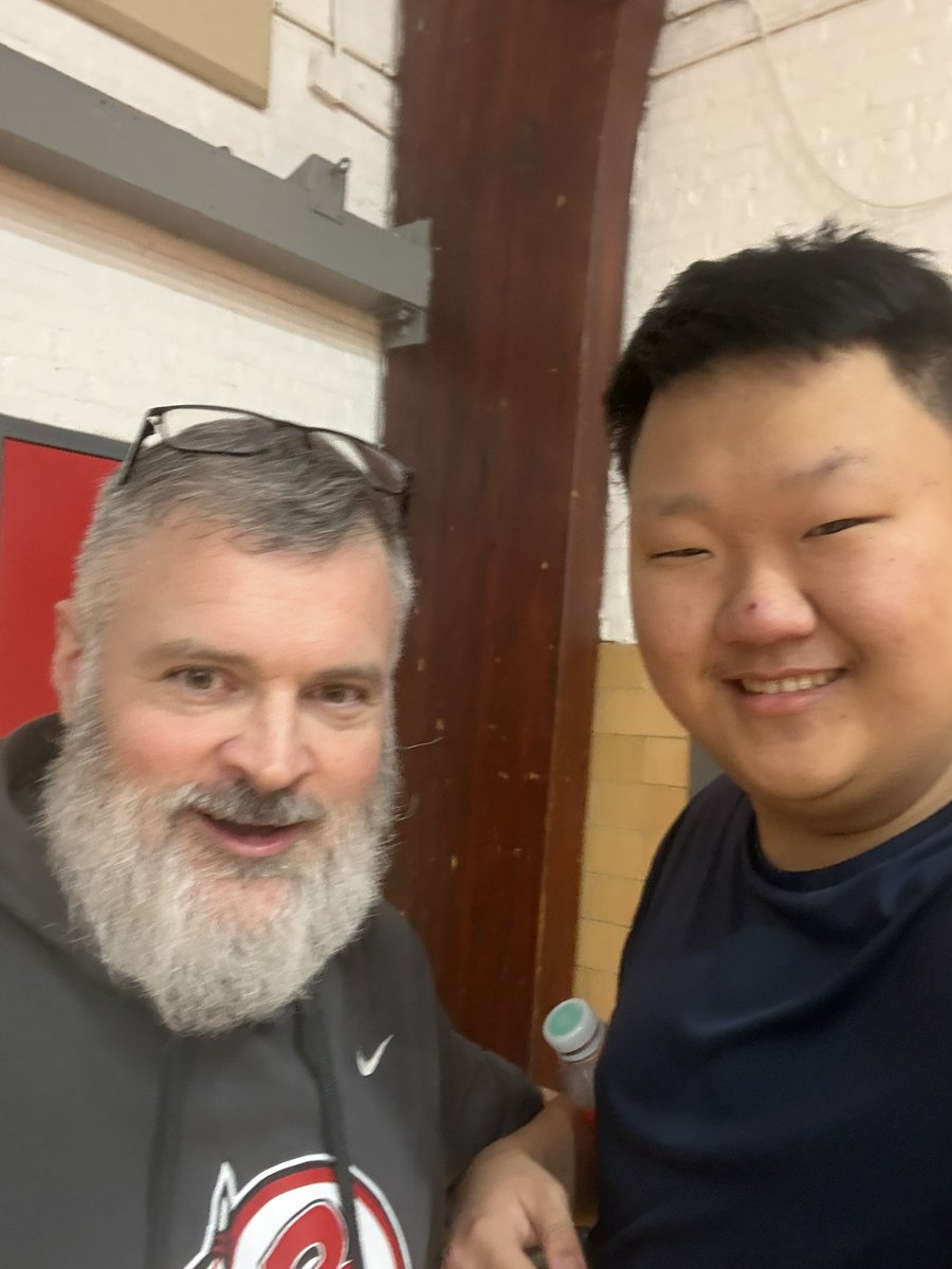 curtishoops3's tweet photo. Big thanks to Tom OβShea(AD) for taking great care of me at Bremen vs TF South boys π game at Bremen tonight! Also, fantastic seeing TF South AD Marc Brewe! Great friends and see you soon!! #GoBraves #SSCpride @AthleticsBremen @TFSo_Athletics @VincentDJohnson https://t.co/DACOwdhD02