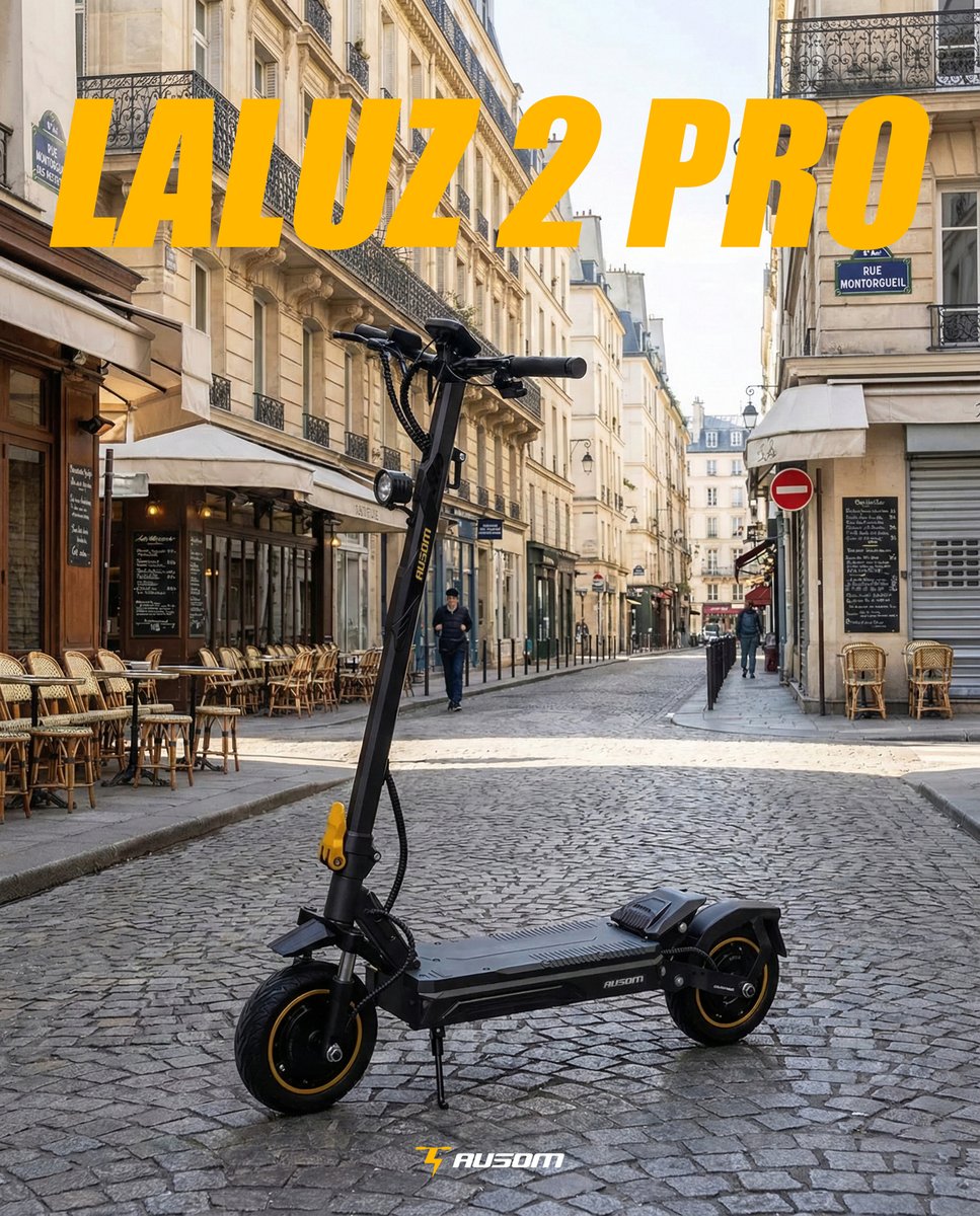 Ausomstore's tweet photo. 🚀 Laluz 2 Pro is about to redefine your ride with 2800W peak power.
Paired with a massive 18Ah, 48V battery for up to 56 miles of real-world range.
Drop a 🔥 if you’re excited and stay tuned for the launch.
#AusomLaluz2Pro #DualMotorPower #2800WPeak #56MileRange #ComingSoon https://t.co/IMIYuO5XhK