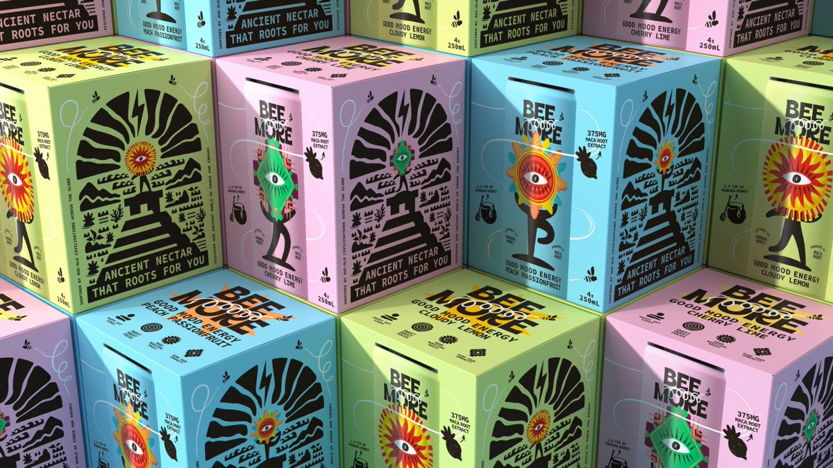 worldbrandesign's tweet image. Beemore Energy Drink by Boundless Brand Design Redefines Natural Energy on Shelf worldbranddesign.com/beemore-energy…
.
#logo #illustration #typography #packagingdesign #labeldesign #worldbranddesign #worldbranddesignsociety