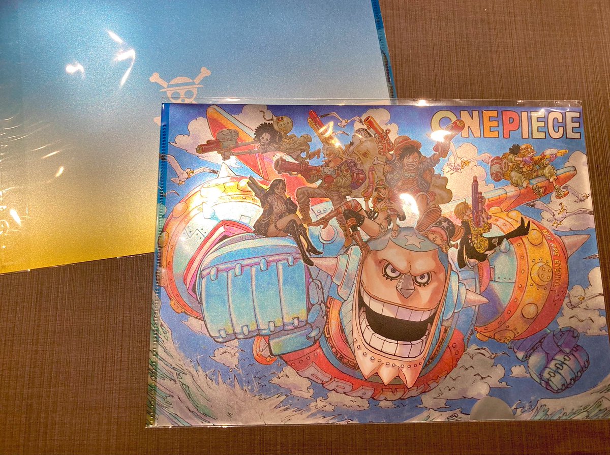 新商品】原画商品 『ONE PIECE』メタリッククリアファイル 660円(税込