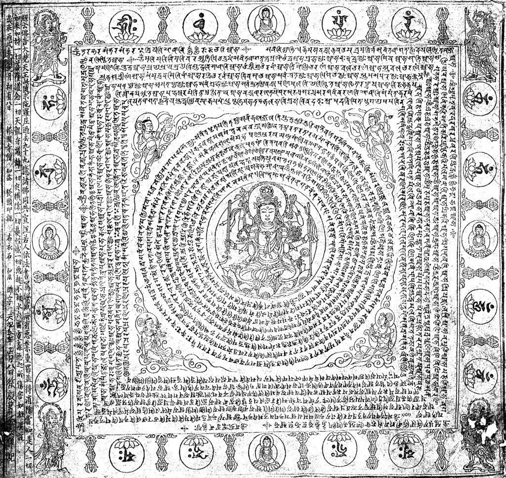 Buddha Scripts even china shows evidence of this script because buddhism carried ...