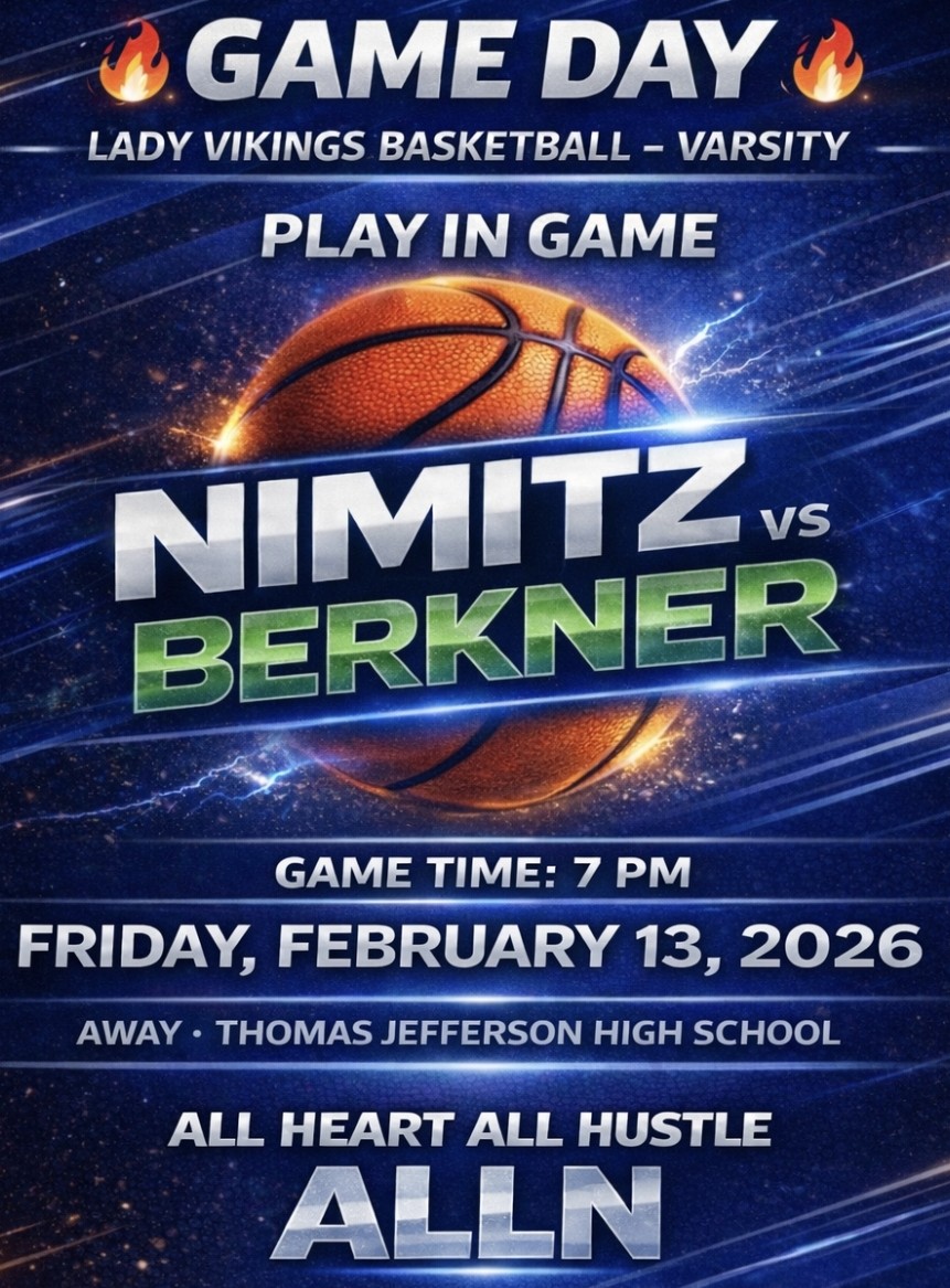 LadyVikingHoops's tweet photo. PLAY-IN GAME — FINAL DISTRICT BATTLE of the 25–26 season!

The Lady Vikings Basketball Teams roll out as they take on Berkner in an AWAY game this Friday, February 13th

🚌💨 Game Time:
🔥 VARSITY GIRLS — 7:00 PM

💙💚 ALL HEART • ALL HUSTLE • ALLN 💚💙

GO LADY VIKINGS! 🔥 https://t.co/0W0kRQ7OoN