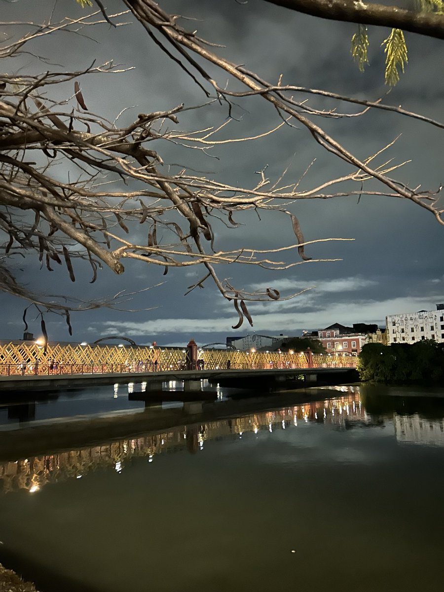 emannuelbento's tweet photo. “Esta cidade é mágica, meio bruxa
Enfeitiça, quebranta, tira as forças” - Nilo Pereira

Ponte de Ferro do Recife durante o bloco Escuta Levino. https://t.co/L1QX0UIOL5