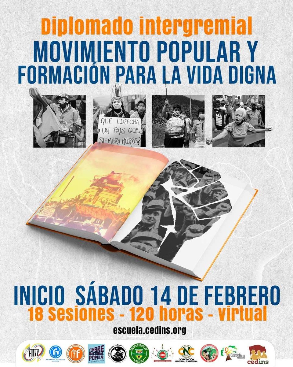 El Diplomado Integremial Movimiento Popular y Formación para la Vida Digna, tuvo su presentación el pasado 27 de noviembre de 2025 en la sede de FECODE en la ciudad de Bogotá, convocando a las organizaciones sociales del movimiento popular colombiano a un diálogo acerca de la