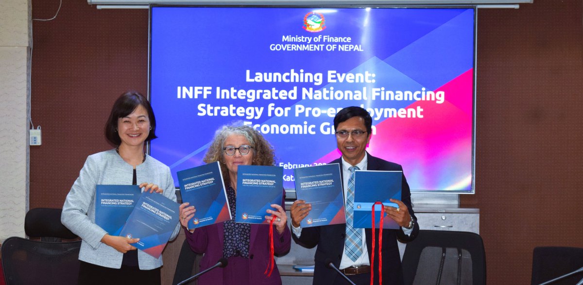 mofnepal's tweet photo. Nepal's Integrated National Financing Strategy for pro-employment economic growth launched (2082/10/29).
@dhaniramsharm20 https://t.co/huZovRPZyw