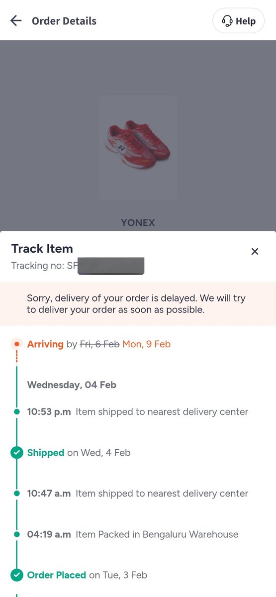achutae17's tweet photo. Frustrated @myntra
"I ordered a pair of shoes from @Myntra, but the delivery date was delayed TWICE with no updates. I cancelled the order, but they charged a platform fee anyway. Ordered again, and now history is repeating itself! https://t.co/LtVXEn5vlh