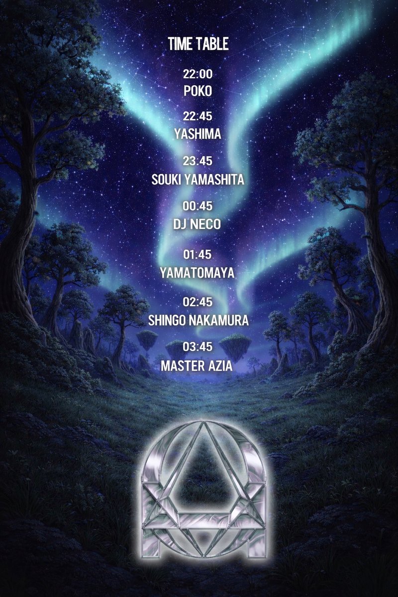 Tonight! My set is 2:45-3:45🙌
今夜はCROSS ROPPONGIのYAMATOMAYAさんDJ10周年イベントでDJです。私はMAYAさんとMASTER AZIAさんの間なので、いつもよりテンション高めな選曲になると思います…！