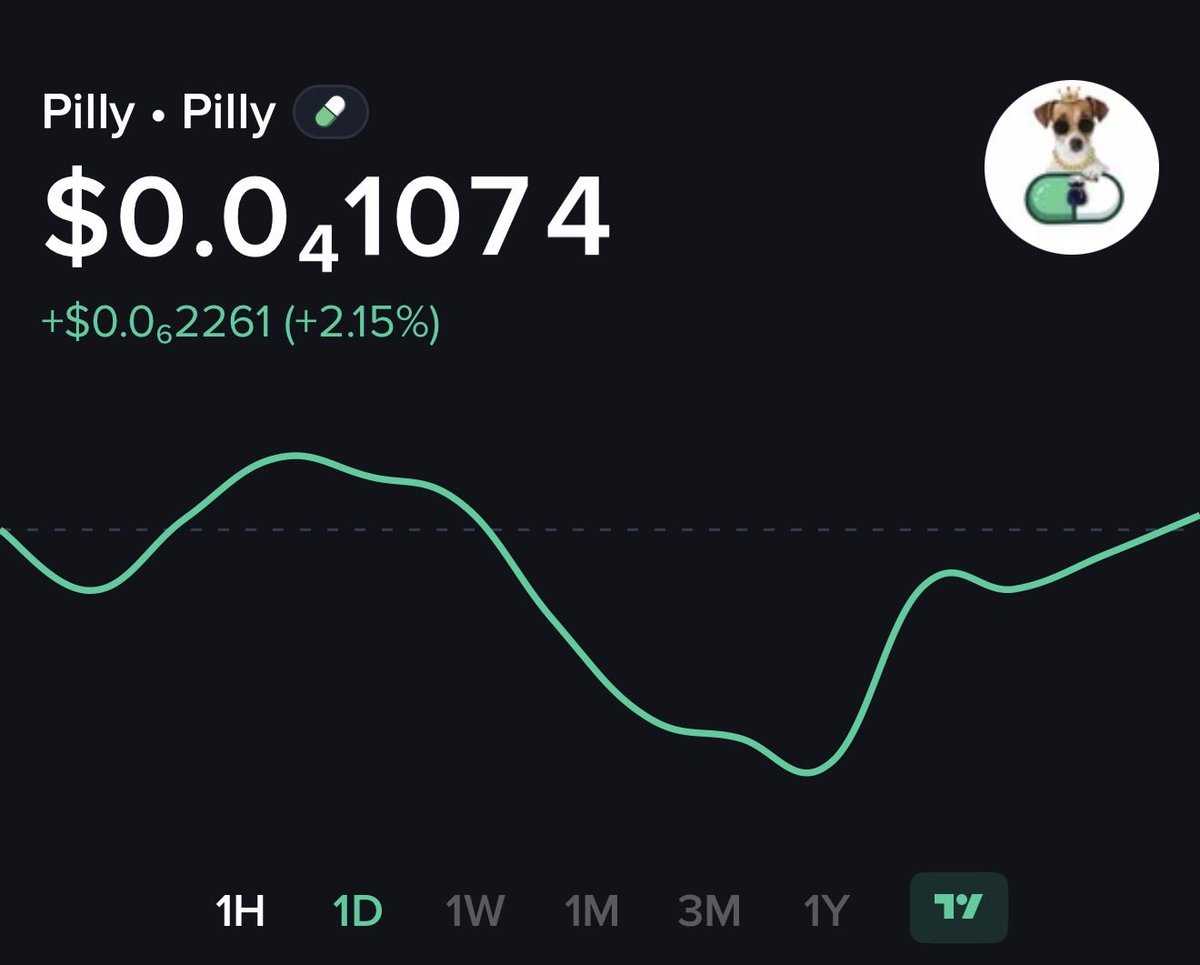 What’s next ? 🧐

$Pilly

CA: 8c7Zhyt6UQdt2Sn55yamyY5PgprfmUJnYSezWeM6pump

NFA/DYOR 🍀 

#CryptoMarket #SOL #memepump #memecoins  #bullish #Pilly