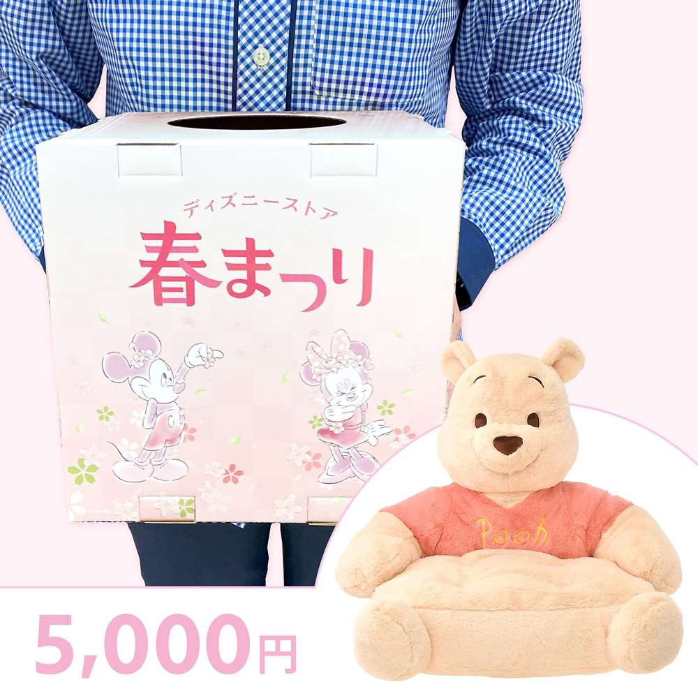 ディズニーストア　プーさん　ソファー　クッション　春まつりくじ　くまのプーさん ディズニーストア　プーさん　ソファー　クッション　春まつりくじ　くまのプーさん
