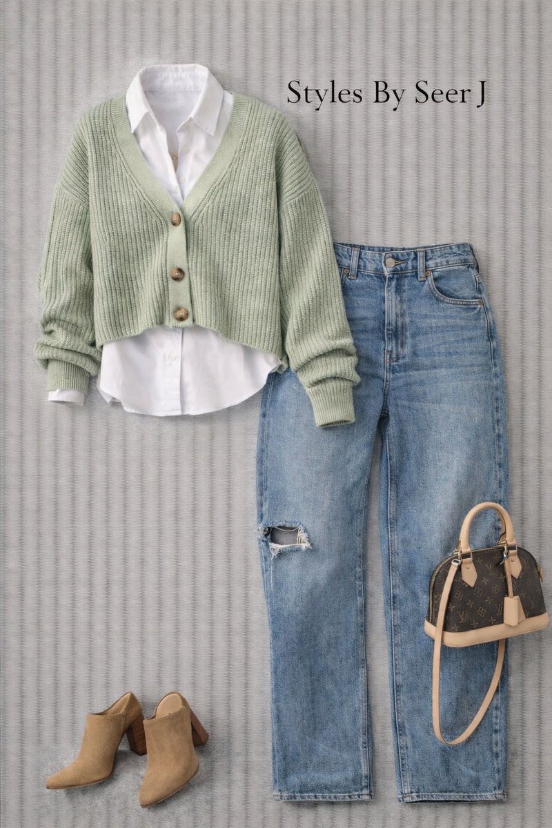 StylistSeerJ's tweet image. Soft layers. Clean denim. Effortless confidence. 🤍

Thursday is for looks that move with you, casual, elevated, and ready for whatever the day brings.

#ThursdayStyle 
#CasualChic
#EverydayStyle
#SoftStyle
#NeutralOutfits
#DenimLooks
#EffortlessStyle
#FashionInspo
#OOTDWomen