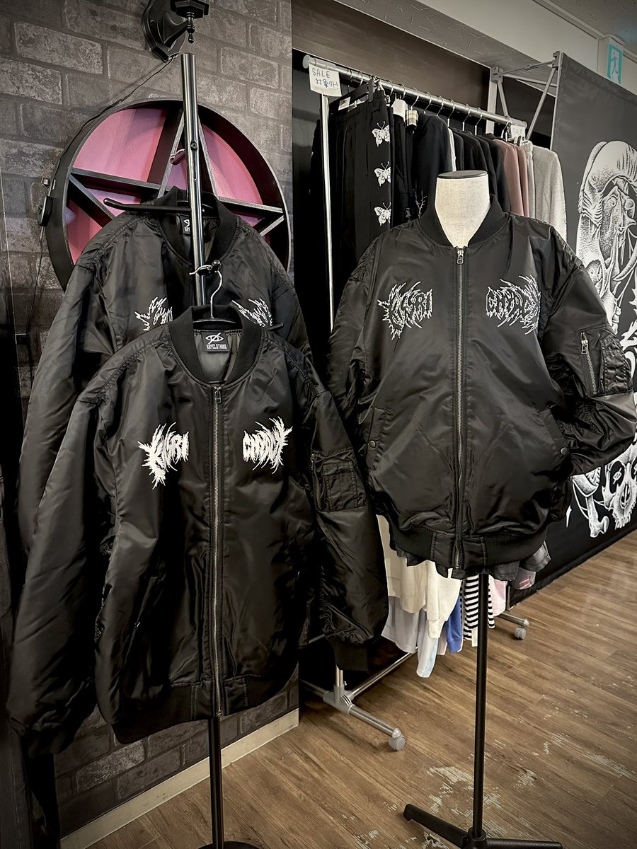 RUB」 中綿入MA-1ジャケット KRY原宿竹下通り店 ⛓️🖤好評販売中
