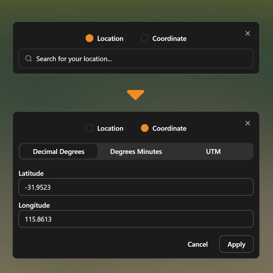 SoarAtlas's tweet image. Georeferencer.ai has been updated with some improvements that'll help you georeference easier.

- Search by location OR coordinate
- Live coordinates now display where your mouse location is, letting you place markers over maps with coordinate grids easier

Give it a try: