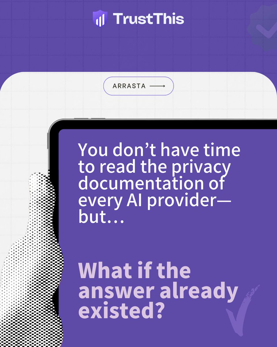 trustthisorg's tweet photo. ChatGPT or Gemini? Which one actually protects your company's data?

We analyzed both on 20 privacy &amp; AI governance criteria. One has better opt-out mechanisms. The other has clearer retention policies. 
Full comparison → link in bio
#AIPrivacy #GenAI #DataGovernance https://t.co/HrsQRkumnK