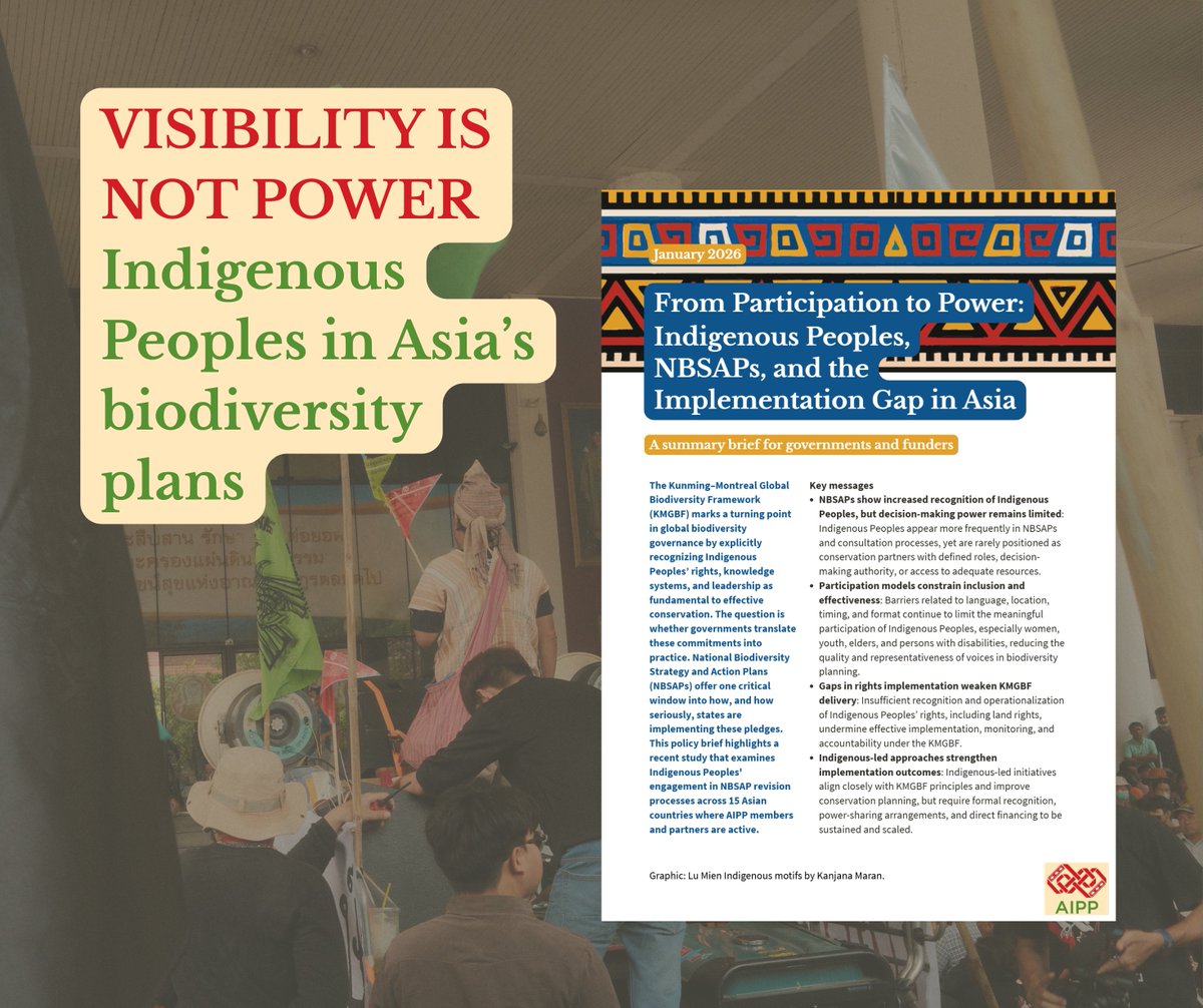 Asia Indigenous Peoples Pact (AIPP) tweet media
