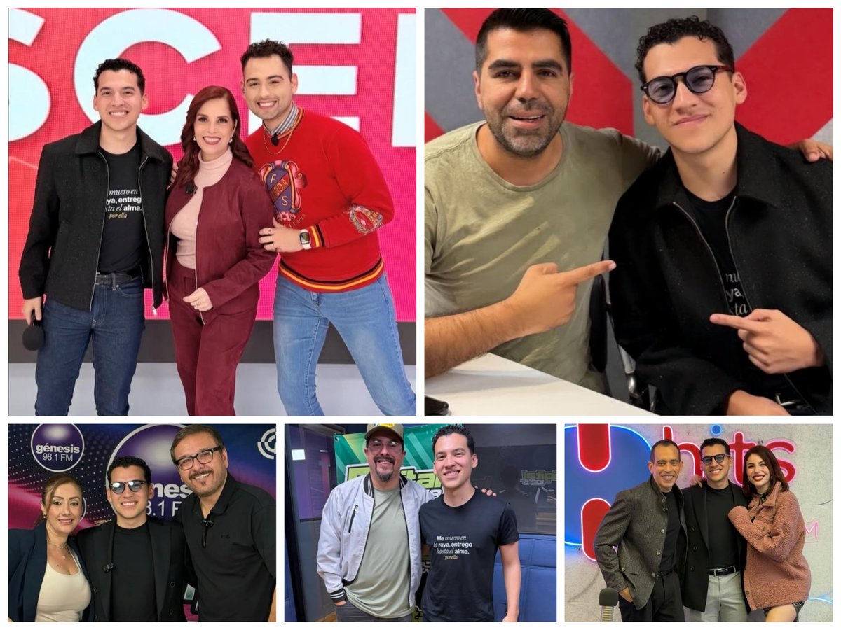 El regio más guapo, Mario Girón, brillando en su gira de medios (ayer y hoy) 🤍 promocionando su segunda inédita Por Ella y su concierto este 28 de febrero en el Auditorio Cumbres, Monterrey 🎤

No saben lo orgullosa que estoy de él 🤩✨