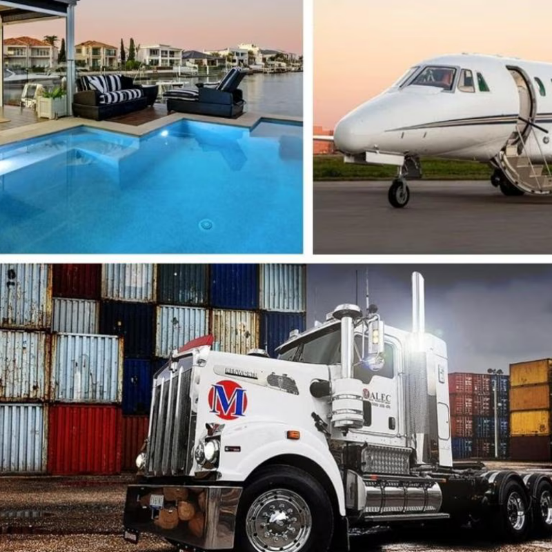 couriermail's tweet photo. A former Qld power couple’s transport empire has collapsed owing $70 million to creditors with liquidators finding the pair has no known assets to repay debts.