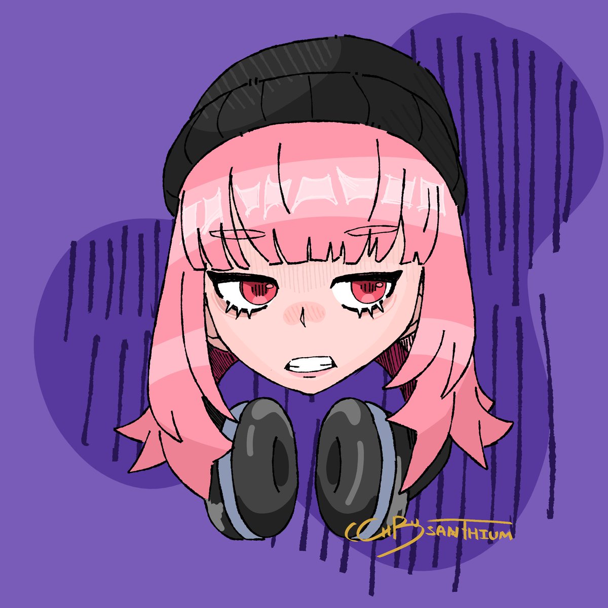 I saw a screenie someone took of calli and i liked the face. 
#callillust