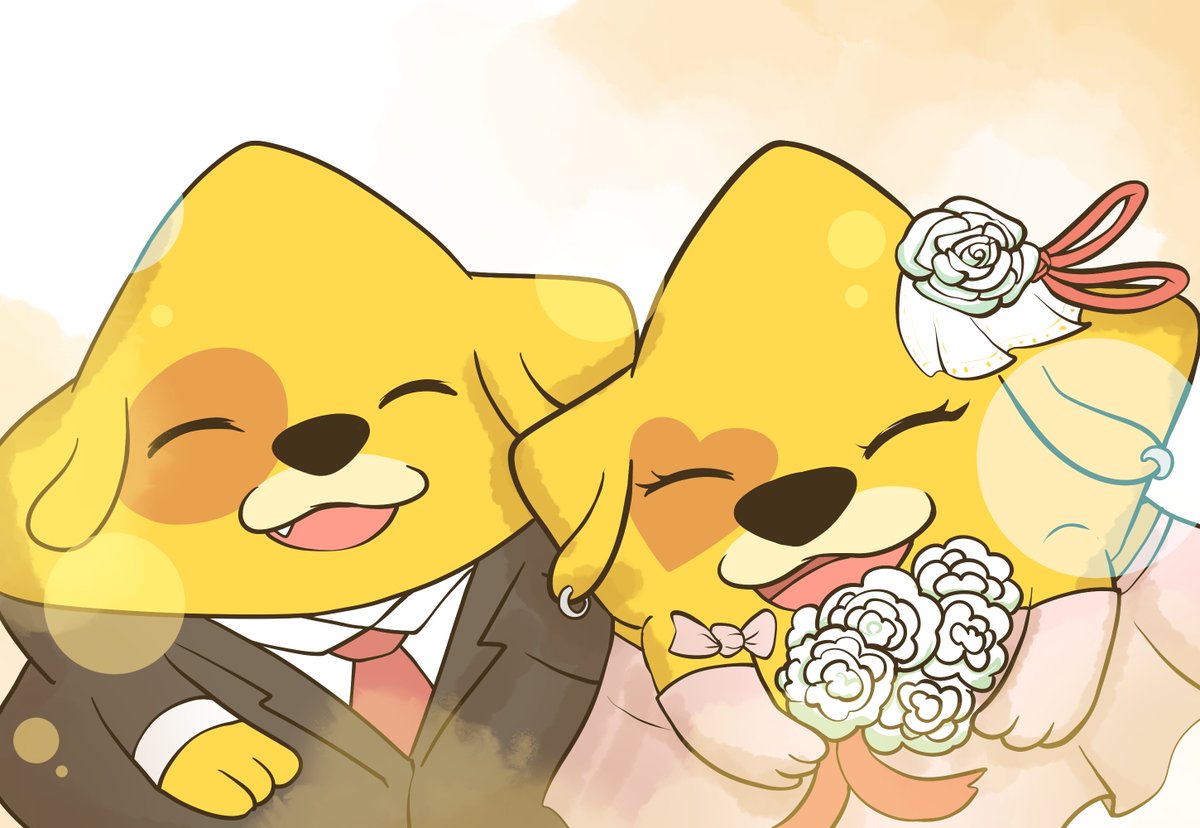 - Woof you marry me? 💍
- Yes ❤️