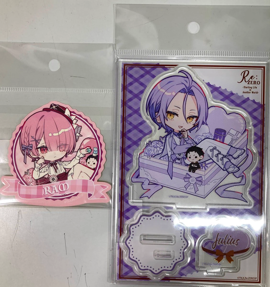 Re:ゼロから始める異世界生活 リゼロ アクリルスタンド ギフトボックス アニメイト熊本 on X: 
