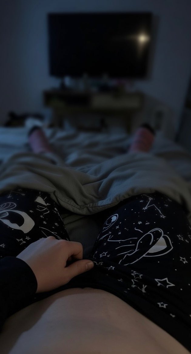 Can’t sleep! What do you do when you can’t sleep?

I often have a little wank, gentle, quiet pussy rub.

Always feels nicer wanking when my hubby is sleeping next to me - feels like I’m being naughty 🙈😂

Do you guys ever wank next to your sleeping wife / gf? Send your pics 😈😘