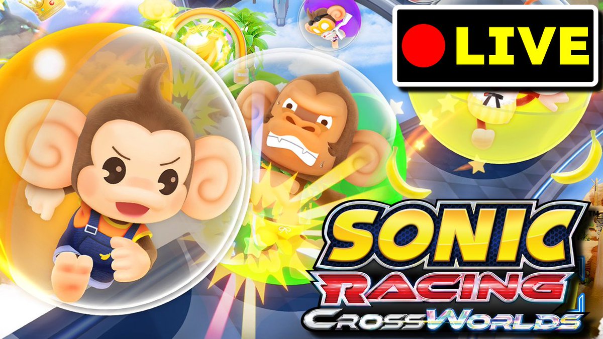 Nitrosonic0's tweet photo. 🔴LIVE

Super Monkey Ball Festival in #SonicRacingCrossWorlds !

Links below https://t.co/d5kBGxST4C