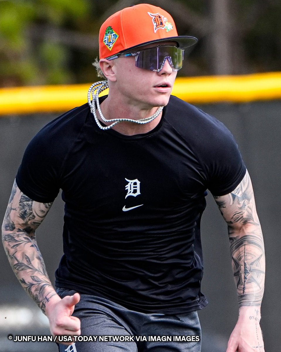 woodwardsports's tweet image. The Detroit Tigers’ #2 Prospect 🔥

Max Clark working with the Detroit Tigers at Spring Training!