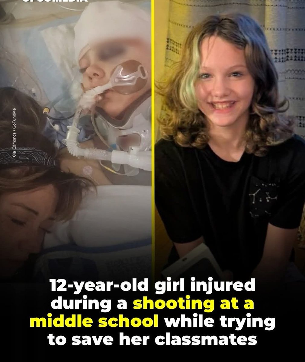 MsConduct2022's tweet photo. #forever12 
Maya Gebala did not run to hide; she ran to save lives. During the tragic shooting at Tumbler Ridge Secondary School in British Columbia, this brave 12-year-old girl was shot in the head and neck as she tried to close the library door to protect her classmates. According to media reports, the attacker, identified as 18-year-old Jesse van Rootselaar, took the lives of eight people before being found dead.   

Today, Maya is fighting to survive at a Vancouver hospital after emergency brain surgery. Her mother, Cia Edmonds, shared a heartbreaking message asking for prayers: "Our baby needs a miracle." The case has caused national shock.