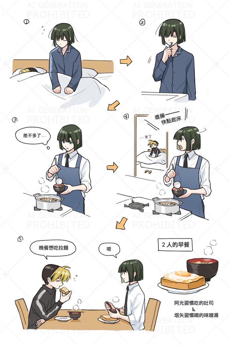 塔矢的工作日早晨