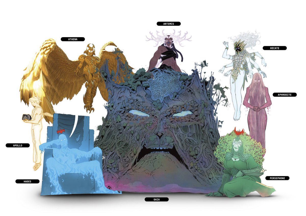 beywonderous's tweet image. by the goddess 

[original art by hayden sherman, mattia de iulis, matias bergara]