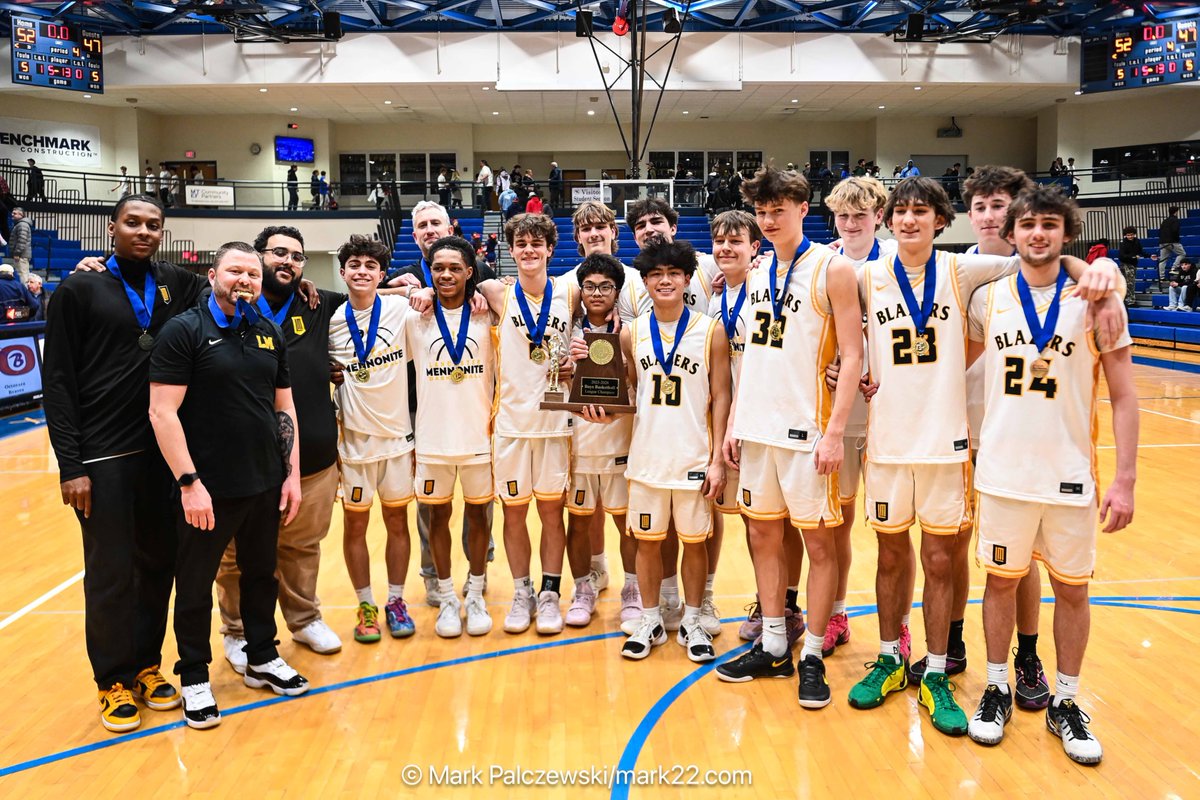 Lancaster Mennonite wins the boys L-L Championship over Octorara tonight. Look for my photo gallery and <a href="/AndyBrackets/">Andy Herr</a> 's story on <a href="/LLhoops/">LLhoops</a>