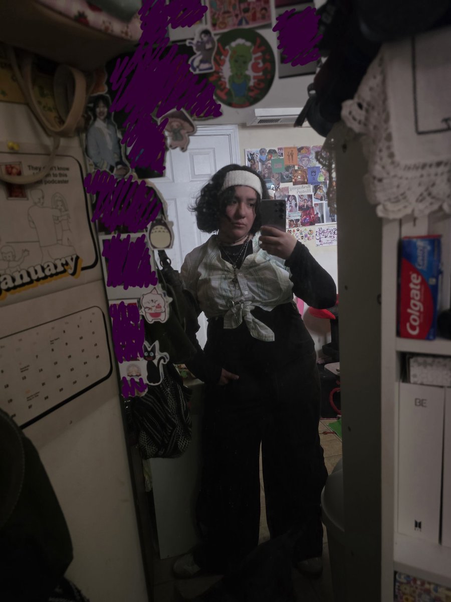 liquidsmooth_El's tweet photo. TW✨️STILL FAT🌬🌱

Hmm, felt cute this day &amp; going out actually helped me more then I thought ++ I love dressing up &amp; being my true authentic self through Funky Fashion🪷🐛 !! Was hit on way too much by white men... very unexpected tbh🫥 LADIES SAVE ME !! #FineAssGirl https://t.co/uGWcXCMGFG