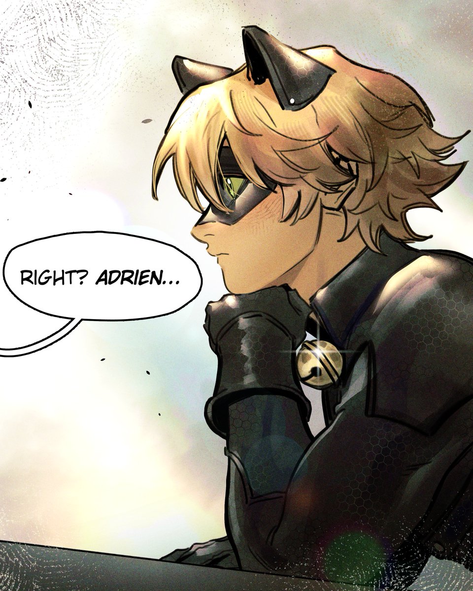 BeMiraculousLB's tweet photo. Fan Art Friday: Comic edition! 💫This take on Marinette and Cat Noir finally sharing their secrets by @iara_png has us emotional. 🥹❤️