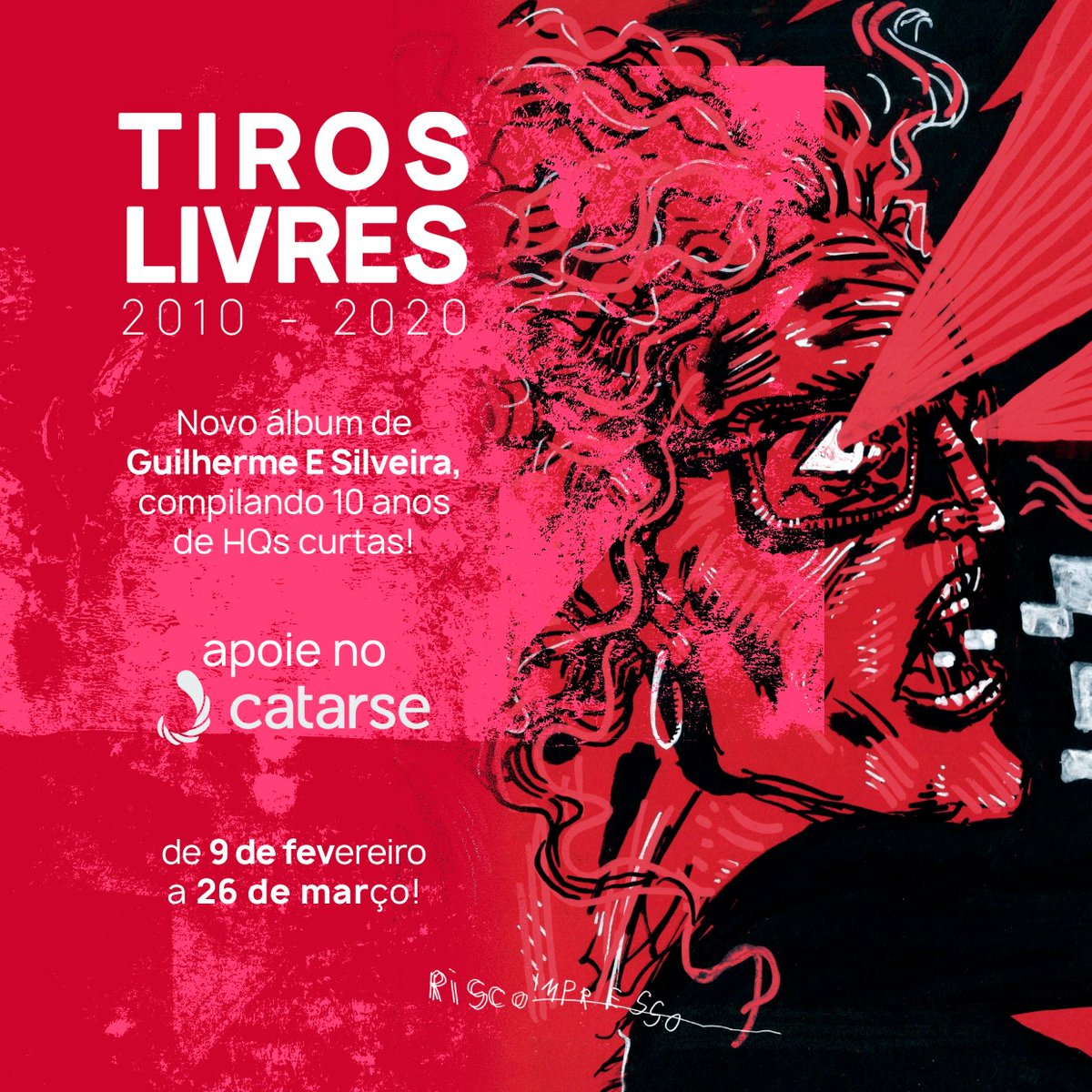 Está no ar nossa nova campanha dc Catarse! "TIROS LIVRES 2010-2020"! Um álbum que reúne 10 anos de HQs de página única que sempre funcionaram como laboratorio das possibilidades de expressão pelos quadrinhos. 

Apoie no catarse:

shre.ink/tiroslivres201…