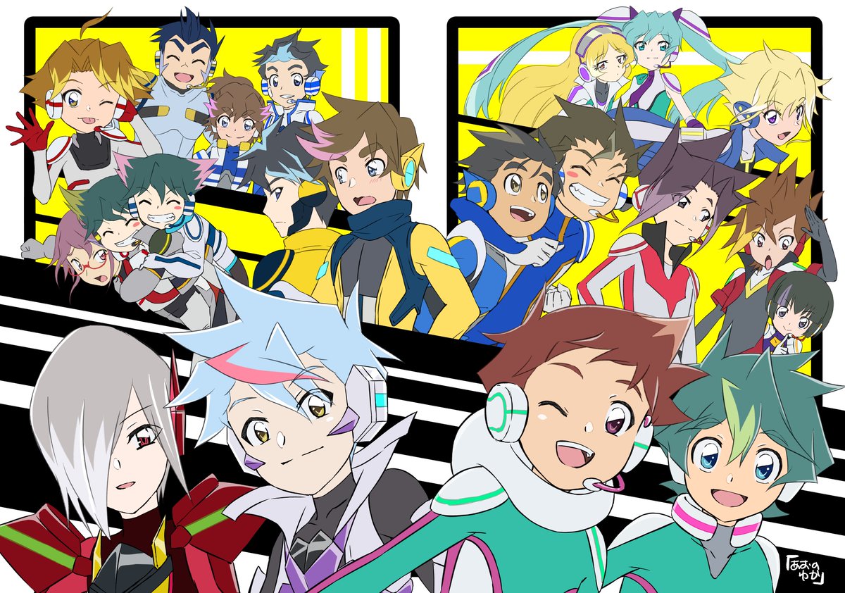 【🎨イラスト公開🎨】

スタッフトークショー「#超進化研究所のないしょ話」にて、キャラデザ・あおのゆかさんにサプライズでご用意頂いたイラストを大公開！

第1期と第2期の運転士達が一堂に会するアニバーサリーな1枚を描いていただきました✨

#シンカリオン
#シンカリオンＺ
#シンカリオン10周年