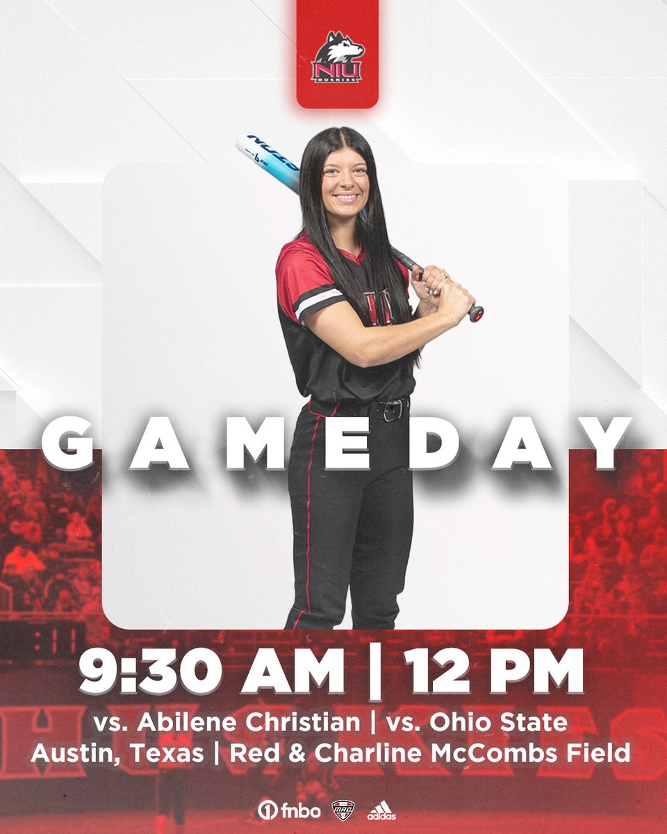 The wait is over. It's time for Huskie Softball 🥎🐾

🆚 Abilene Christian and Ohio State
⏰ 9:30 a.m. and 12 p.m.
📍 Austin, Texas

#GoHuskies