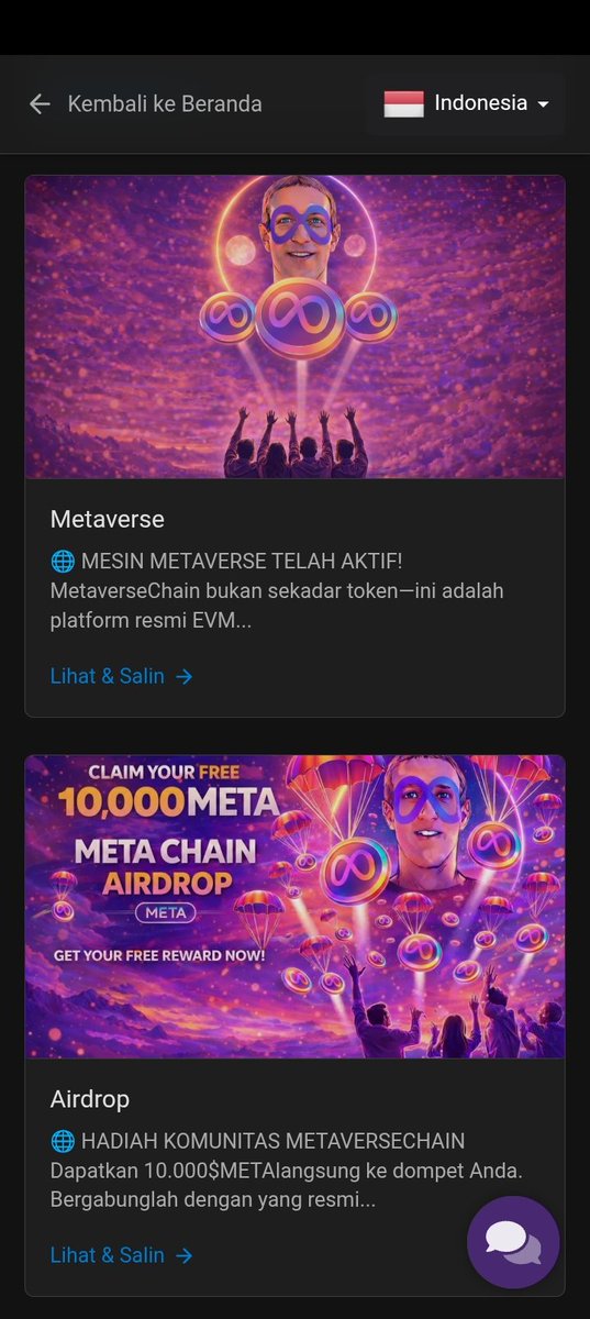 Revan0414's tweet photo. Segera Ambil kesempatan ini sebelum airdrop dan kampanye tutup

Register : 👇👉 [https://t.co/KHqUIvy7wg]

🛠 Connect your wallet &amp;amp; verify the chain: 👉 https://t.co/I3yecXhMpb

#MetaverseChain #META #XMeta #BlockchainTech #Presale #Web3🚀 https://t.co/C8UxiGZjUB